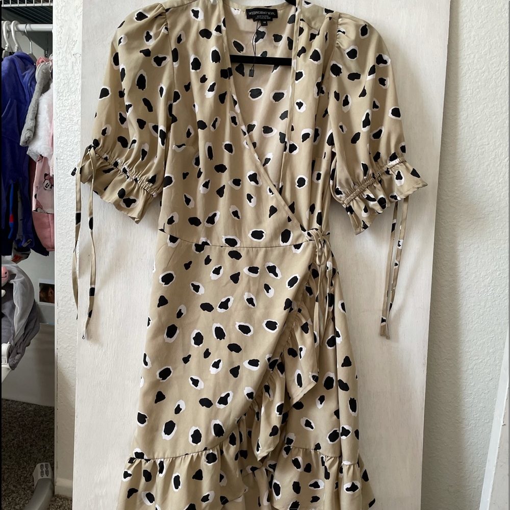 Cute wrap around dress